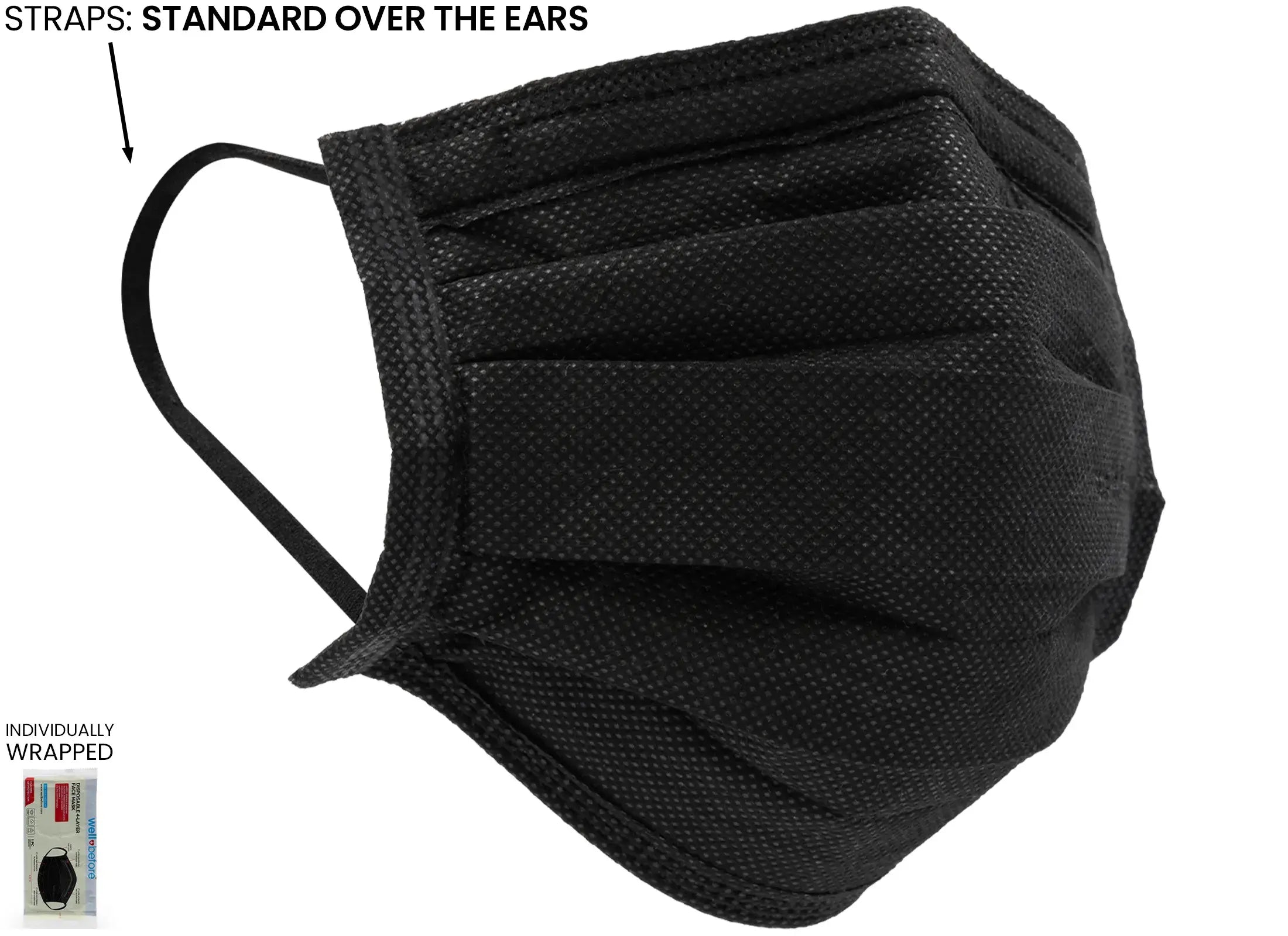 Disposable 4-Ply Mask