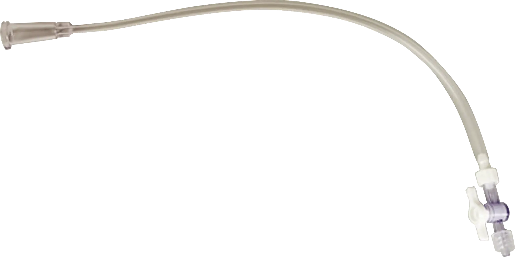 Cook Medical Standard Connecting Tube with Male Luer Lock and Drain Bag Connector