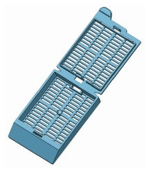 Fisher HealthCare Sure-Tek 2 Blue Embedding Cassette - Case of 1000