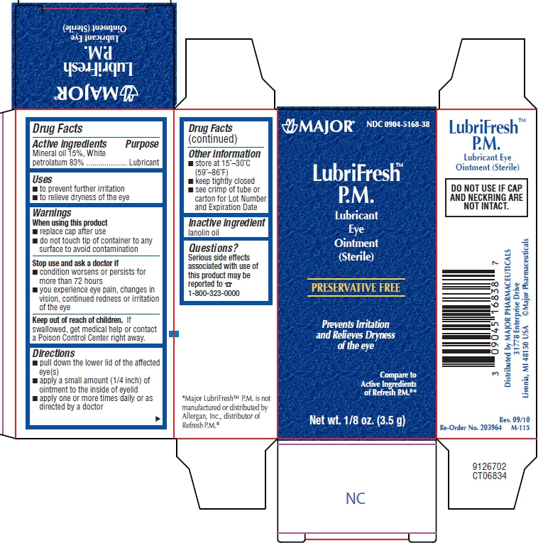 McKesson Lubrifresh PM Ointment, 3.5 g
