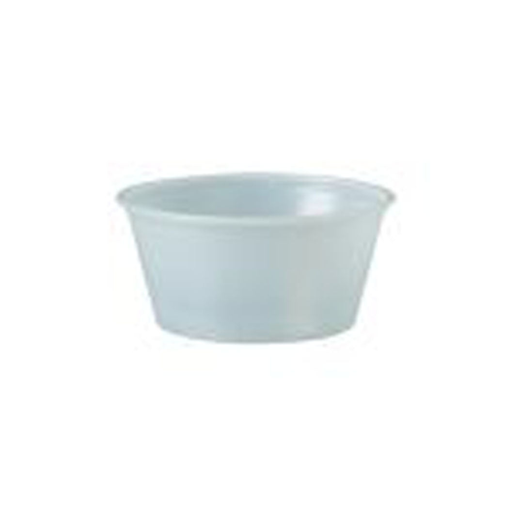 Solo® 3.25 oz. Plastic Translucent Souffle Cup