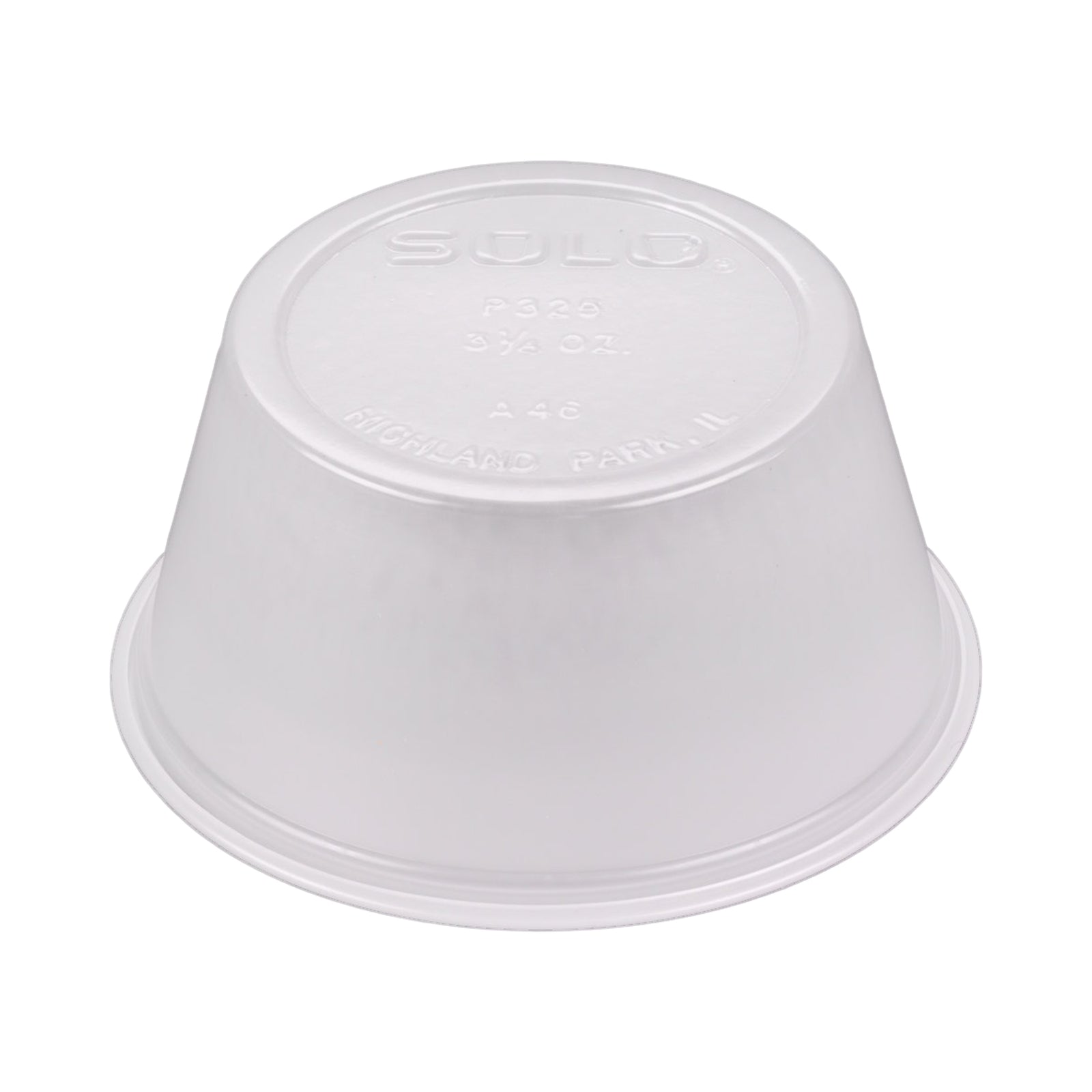 Solo® 3.25 oz. Plastic Translucent Souffle Cup