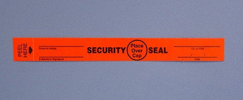 Red Tamper Evident Security Seal 3/4 X 6-3/5 Inch