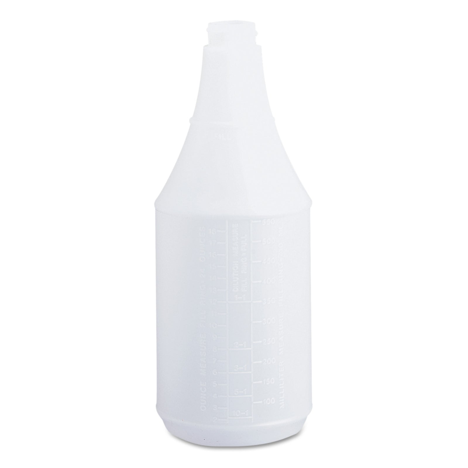 Boardwalk® HDPE Clear 24 oz Empty Spray Bottle