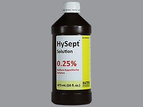 Antiseptic Sodium Hypochlorite HySept™ Topical Liquid 473 mL