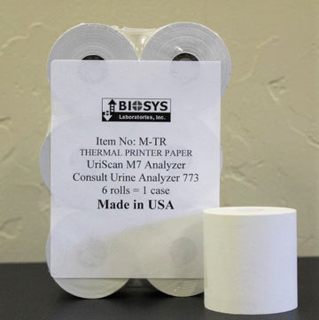 Diagnostic Recording Paper for Uriscan Optima Touch-Screen Urine Analyzer