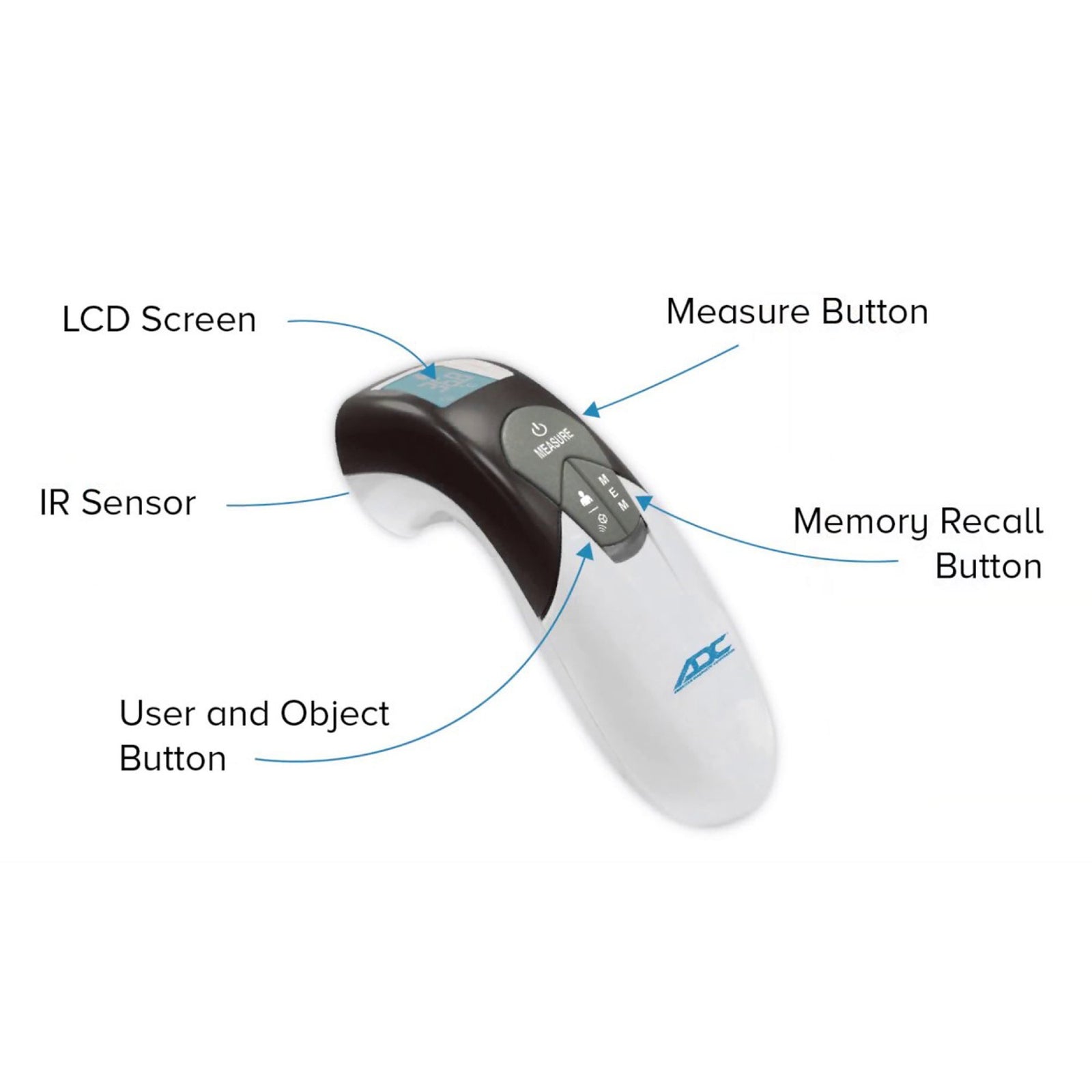 Adtemp™ Infrared Non-Contact Skin Surface Thermometer
