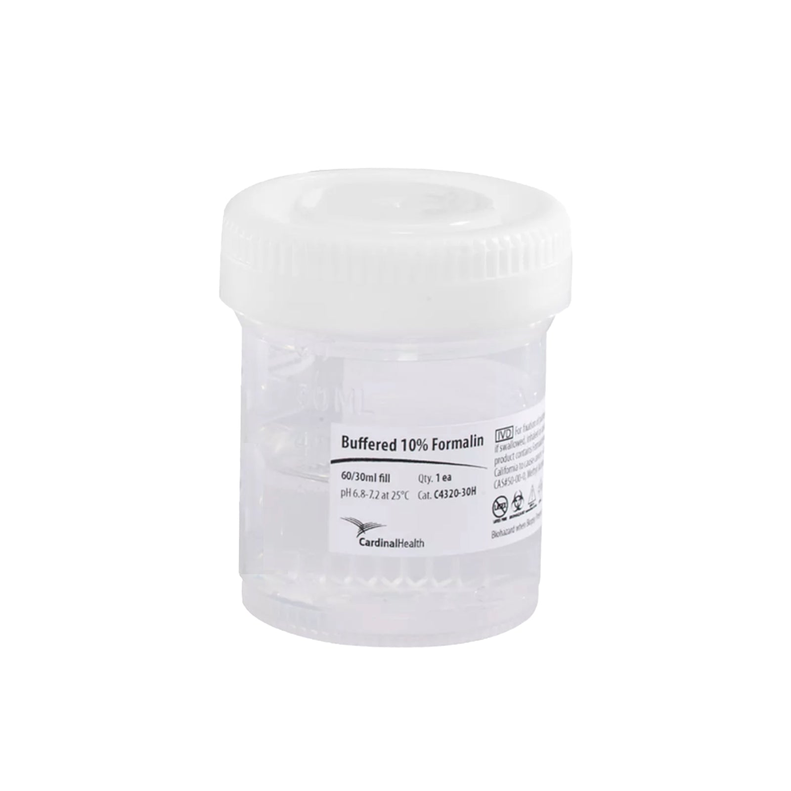 Handi Pack Prefilled Formalin Container