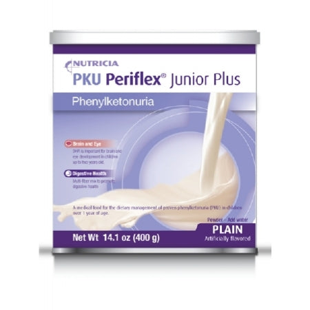 Pediatric Oral Supplement PKU Periflex Junior Plus Vanilla Flavor 14.1 oz Powder