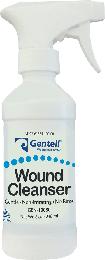 Gentell Wound Cleanser 8 oz Spray Bottle