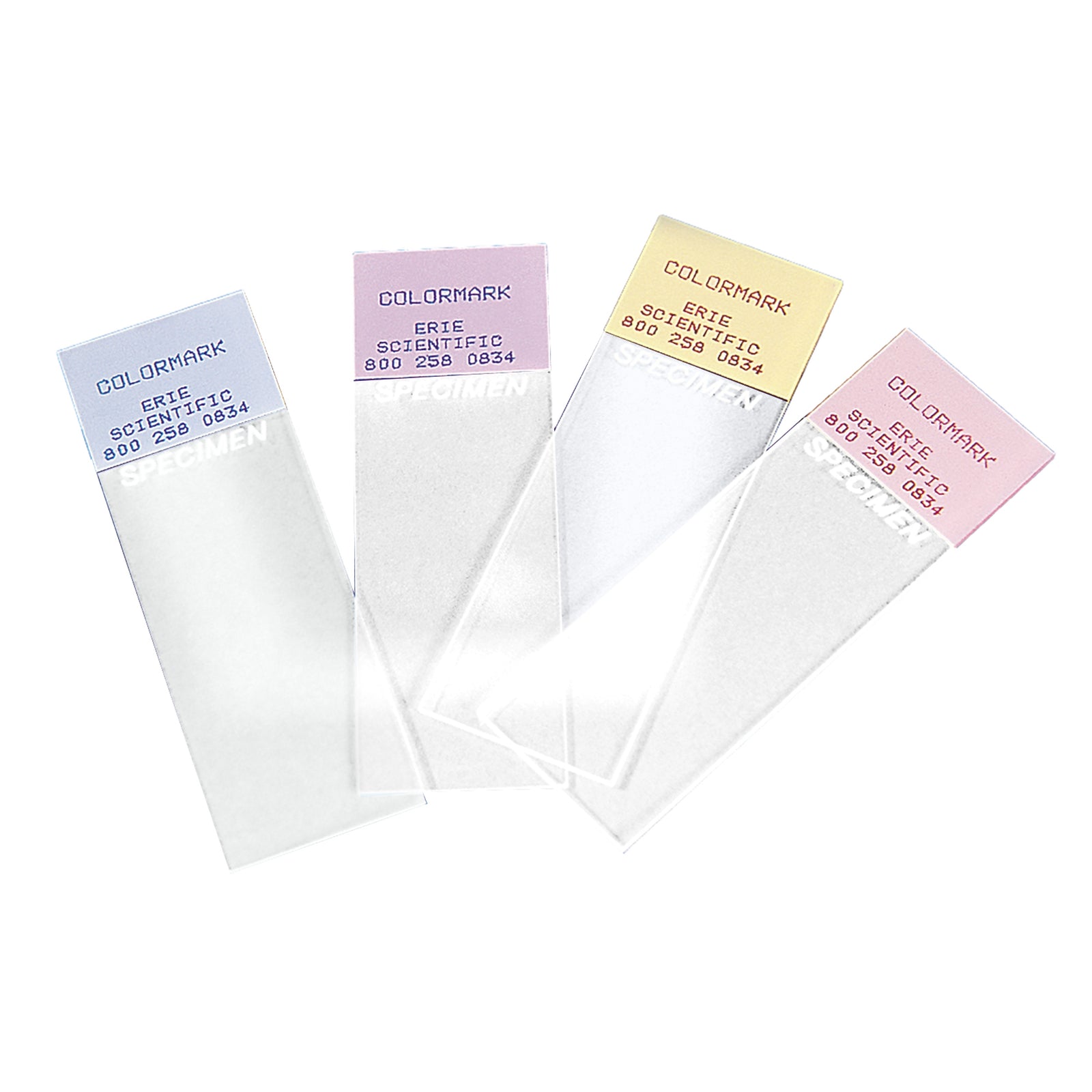 Colormark Microscope Slide 25 x 75 x 1 mm White End