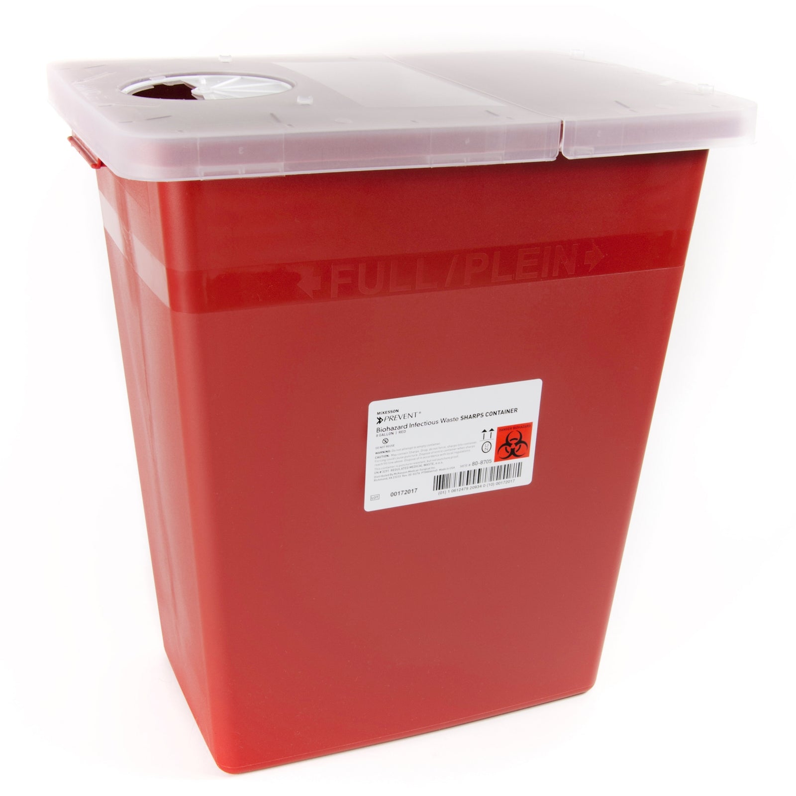 McKesson Prevent® Sharps Container 8 Gallon