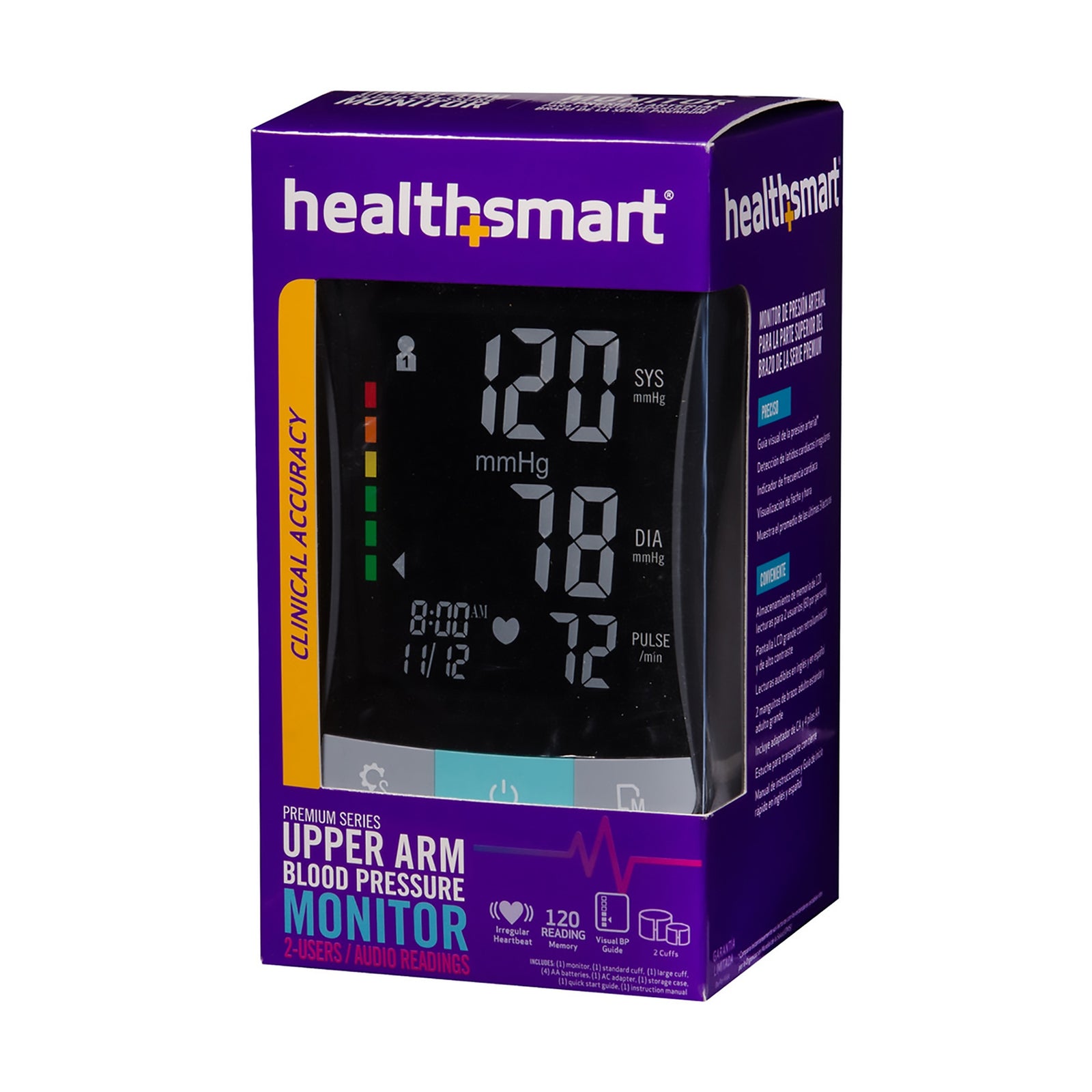 Mabis Digital Blood Pressure Monitor with Talking Function and Multiple Cuff Sizes