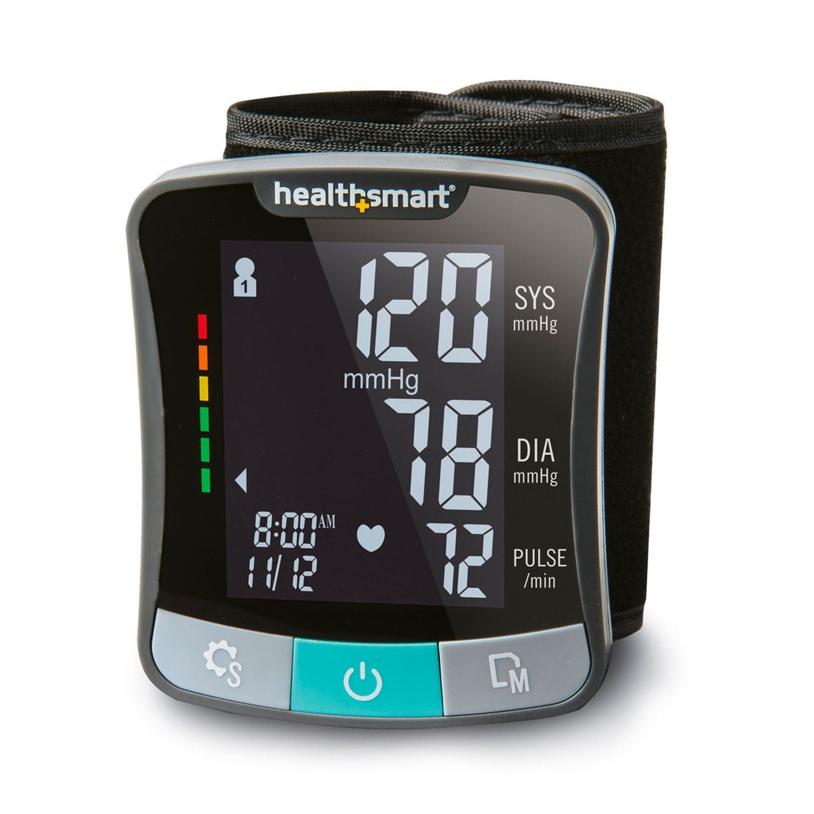 HealthSmart Premium Digital Wrist Blood Pressure Monitor, Talking Model