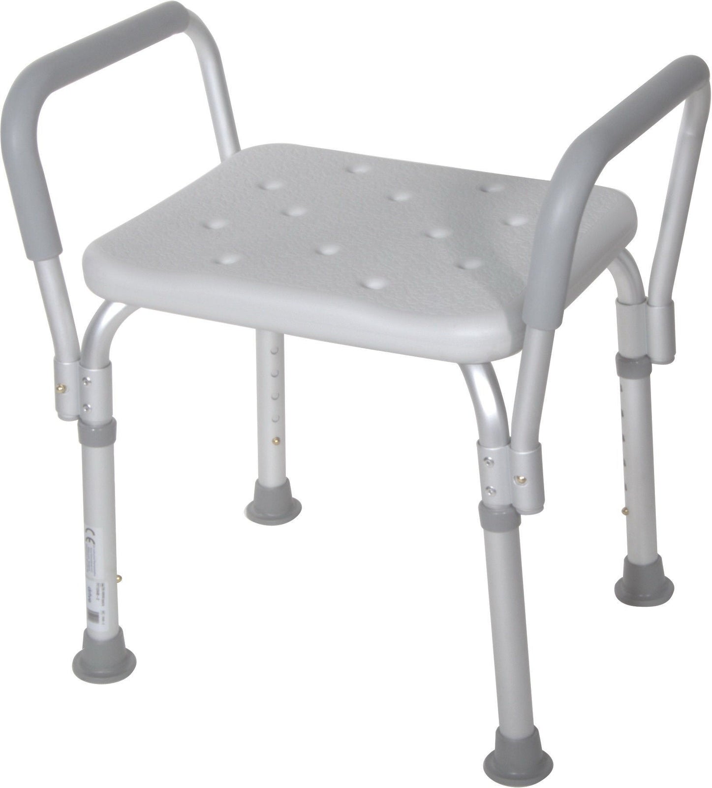 Drive DeVilbiss Bath Bench with Removable Padded Arms, White