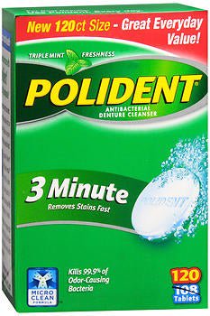 Polident Denture Cleanser Tablets