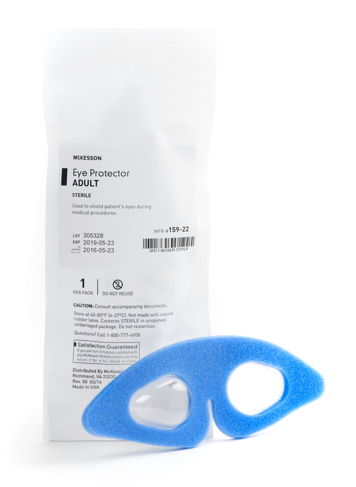 McKesson Adhesive Eye Protector