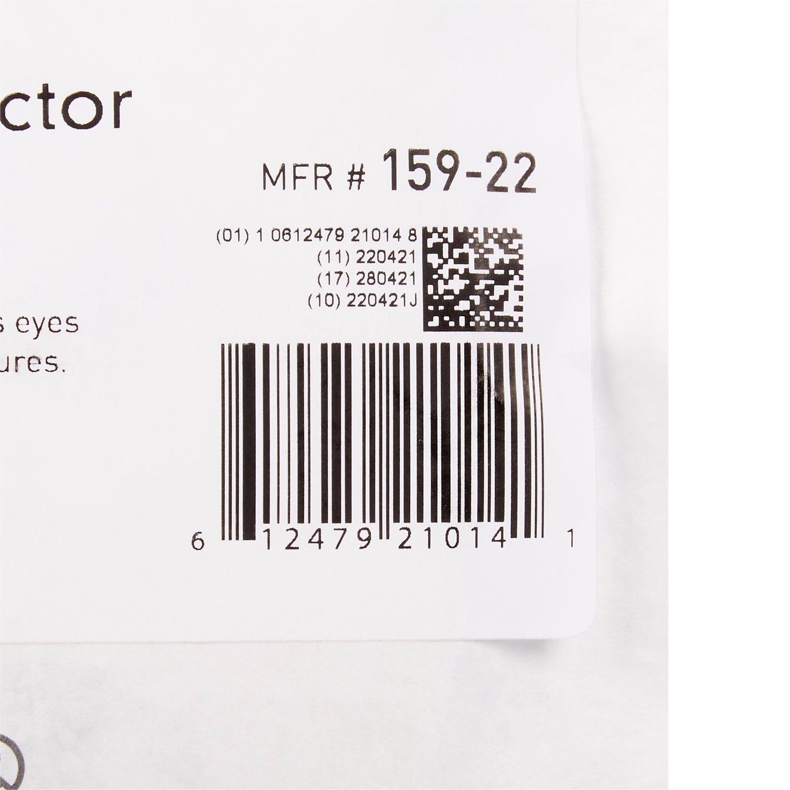 McKesson Adhesive Eye Protector