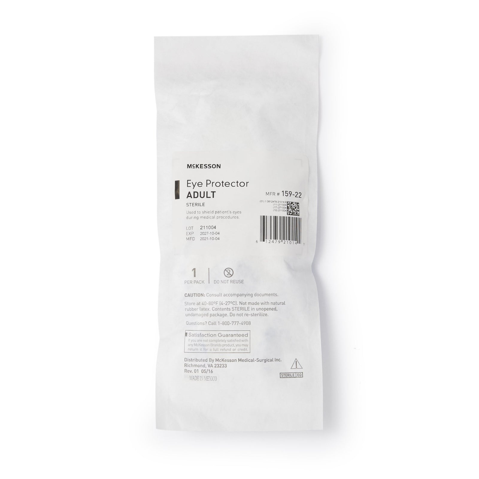 McKesson Adhesive Eye Protector