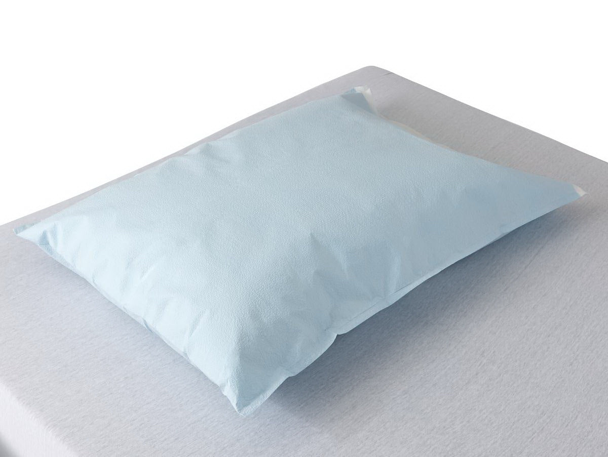MEDLINE Disposable Pillowcase, Blue, 21 X 30 Inch
