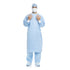 Halyard Aero Performance Surgical Gown with Towel, 2X-Large Extra Long, Blue, Sterile