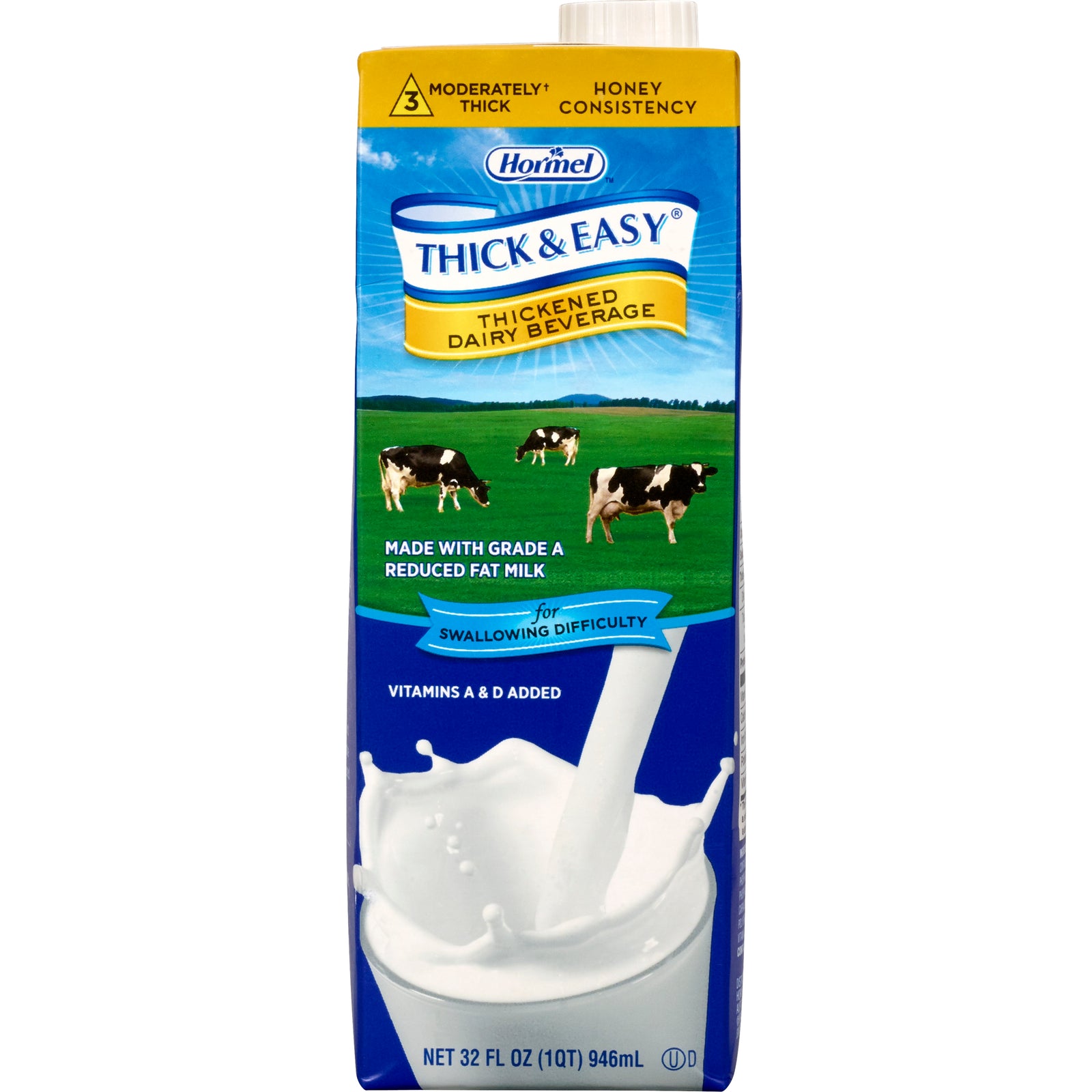 Thick & Easy Thickened Dairy Beverage, Honey Consistency, 32 oz
