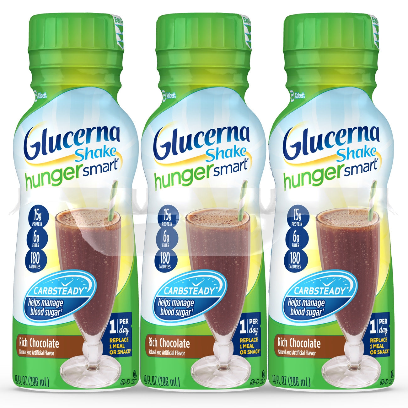 ABBOTT NUTRITION Glucerna Smart Hunger Chocolate Nutritional Drink, 10 oz