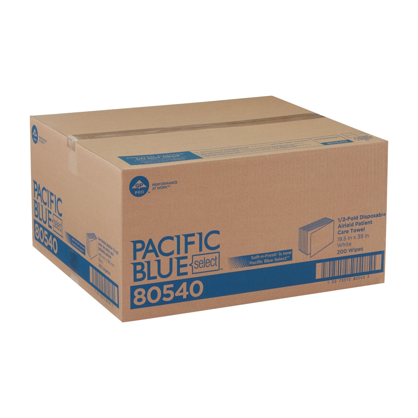 Pacific Blue Select™ A300 Disposable Bath Towel 19-1/2 x 39 Inch