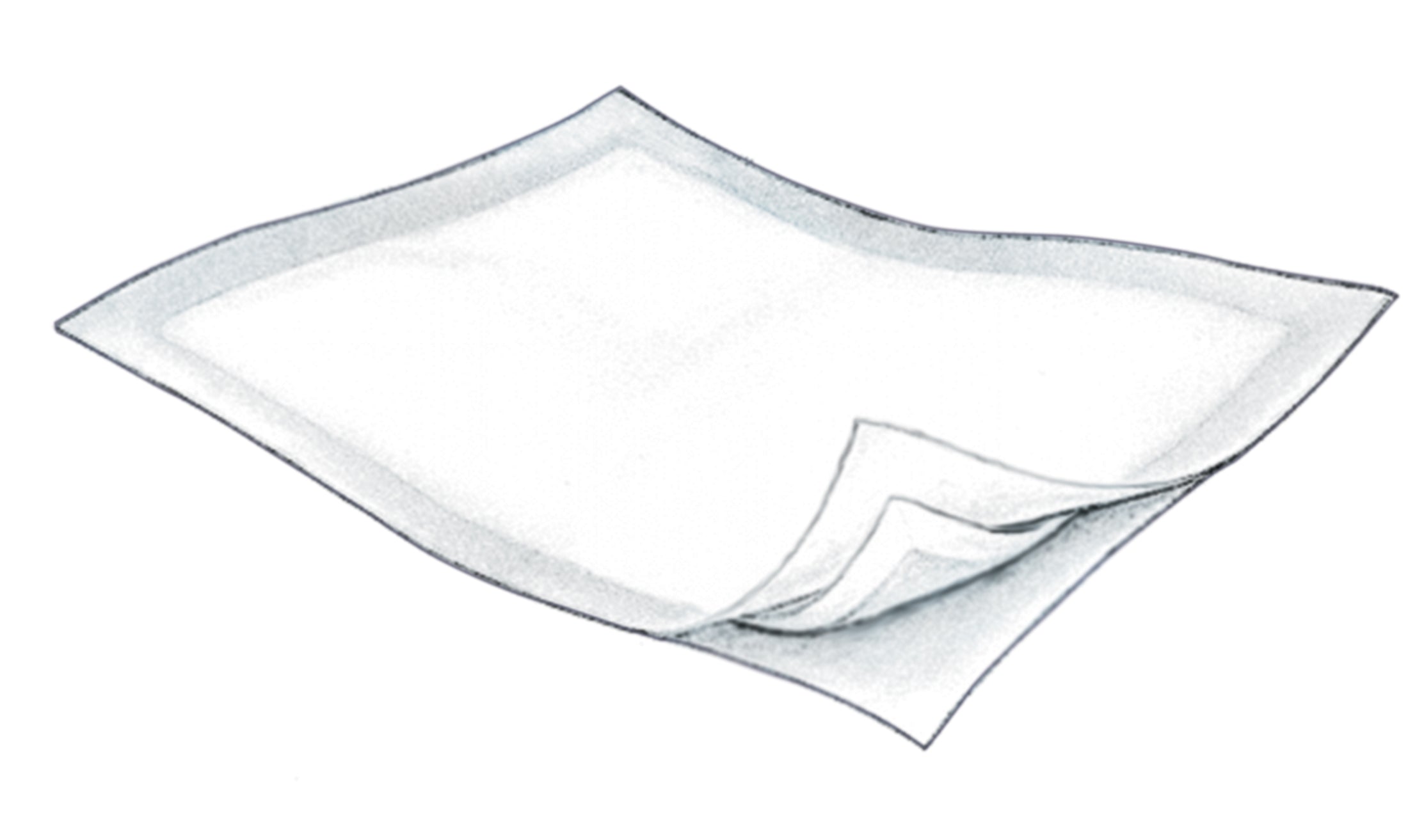 Curity™ Disposable Crib Liner Underpad 10 x 14 Inch