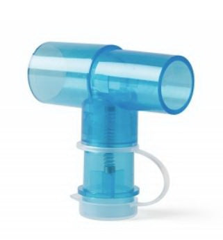 Valved Tee Adapter for Inline Medication Delivery