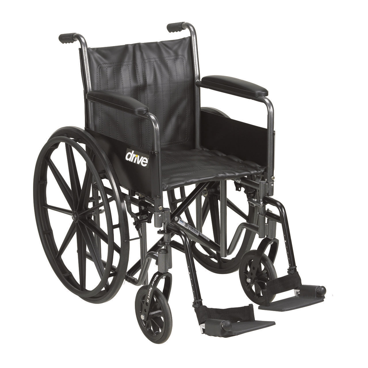 Drive Silver Sport 1 Adult Wheelchair 20 Inch Seat