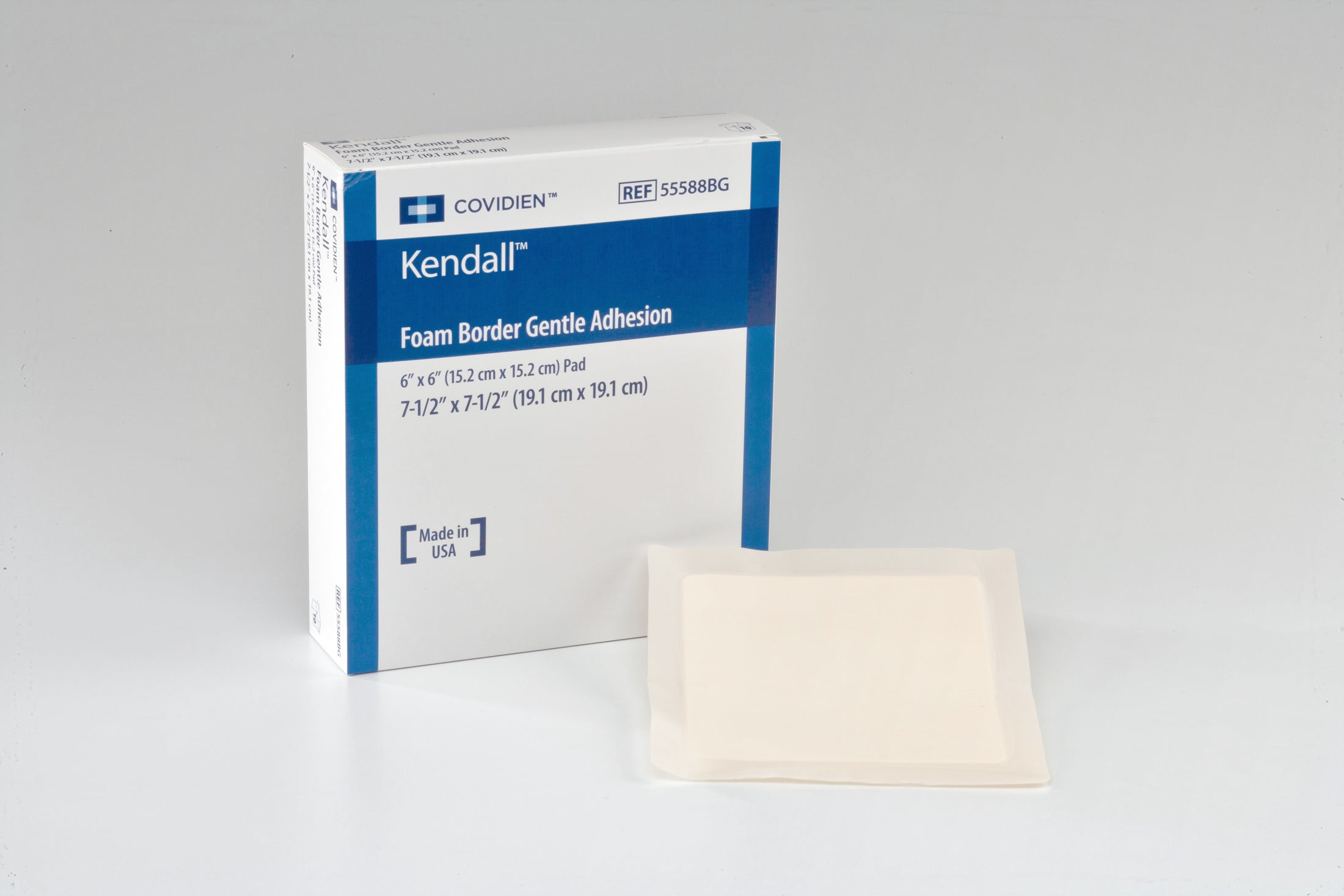 Kendall Border Foam Gentle Adhesion Dressing