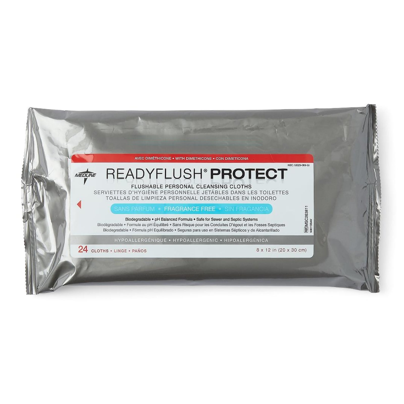 ReadyFlush Protect Flushable Incontinence Care Wipes