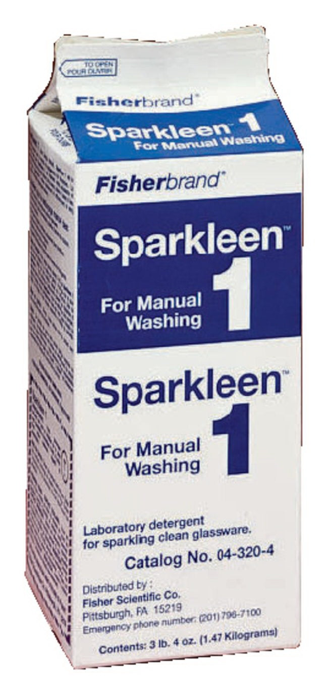 Fisherbrand Sparkleen 1 Laboratory Detergent Powder, 3-1/4 lbs