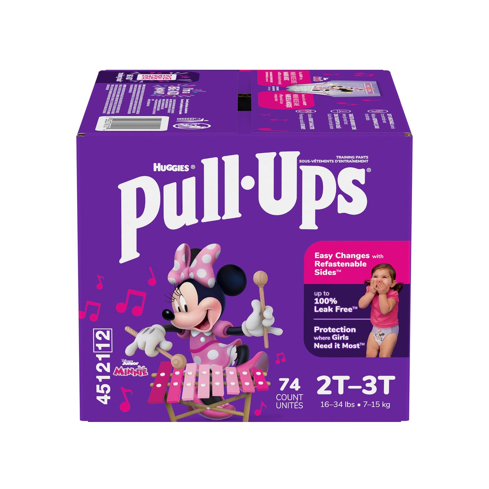 Pull-Ups Learning Designs Girls' Training Pants, 2T-3T