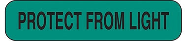 Indeed Protect From Light Auxiliary Label 3/8 x 1-5/8 Inch