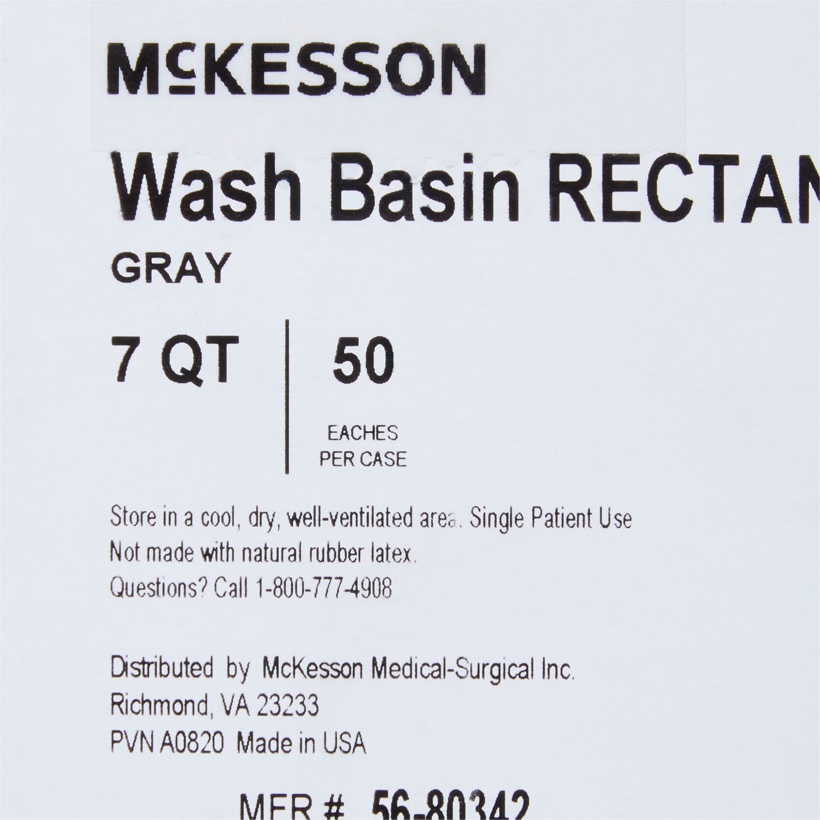 McKesson Wash Basin