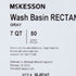 McKesson Wash Basin