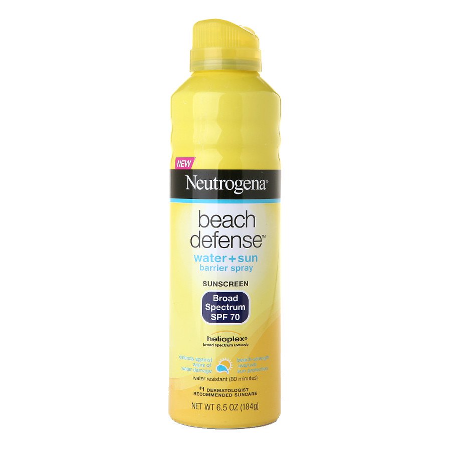Neutrogena Beach Defense Water + Sun Barrier SPF 70 Sunscreen 6.5 oz Can