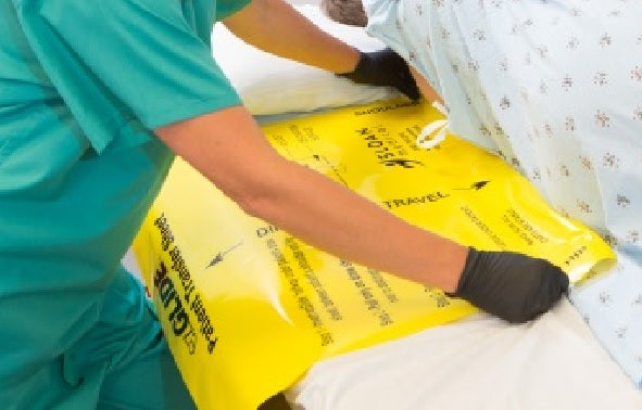 EZ Glide Transfer Sheet - Large Yellow Without Handles