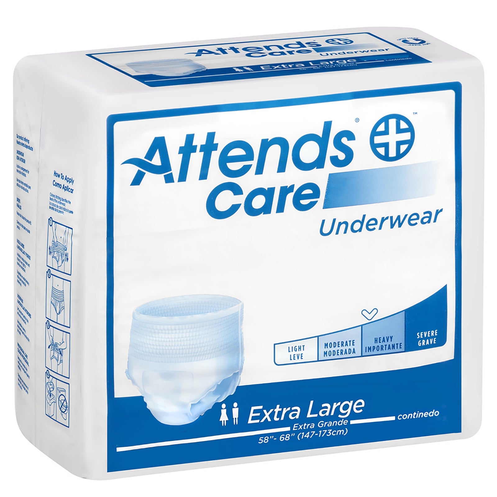 Attends Care Pull-On Absorbent Underwear Adult X-Large Heavy Absorbency