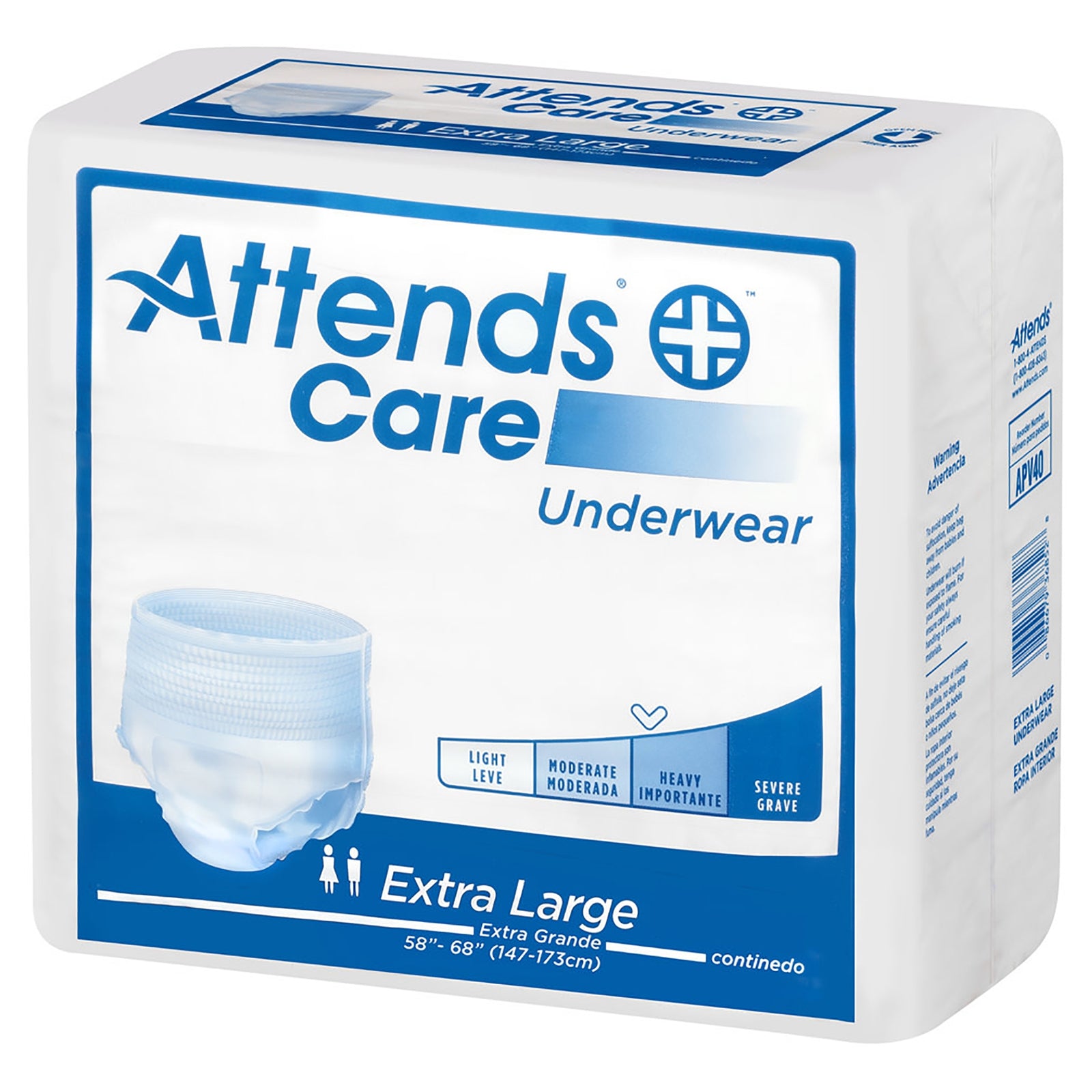 Attends Care Pull-On Absorbent Underwear Adult X-Large Heavy Absorbency