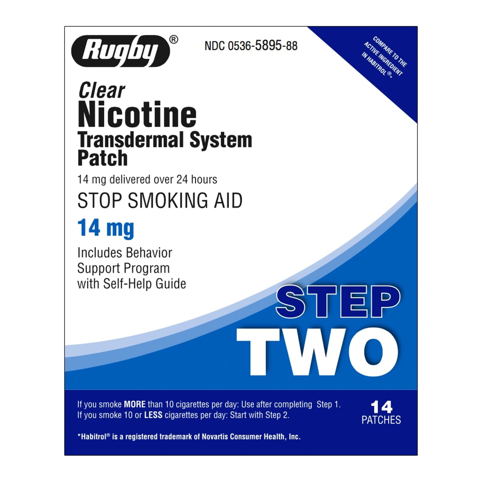 Rugby 14 mg Nicotine Transdermal Patch