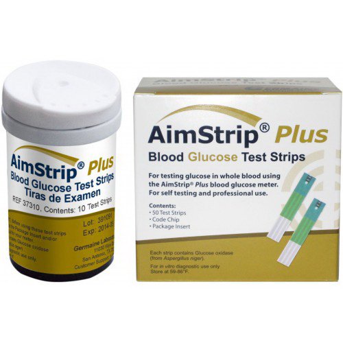 AimStrip® Blood Glucose Control Solution 2 x 2 mL