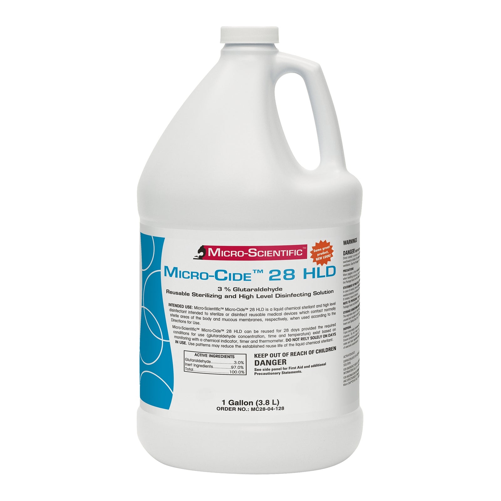 Micro-Cide™ 28 Glutaraldehyde High-Level Disinfectant 1 Gallon Jug