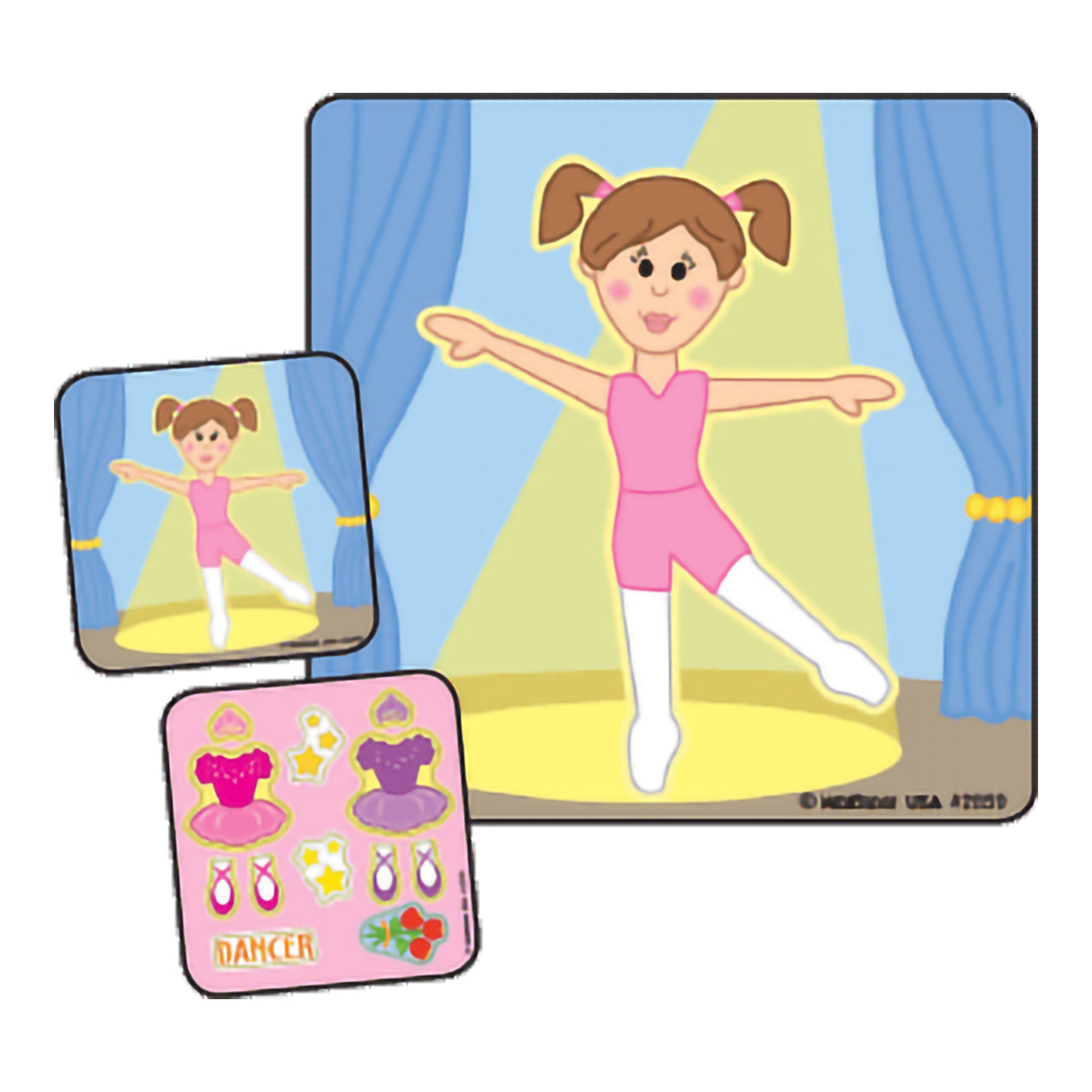 Make-A-Sticker™ Ballerina Stickers 2-1/2 Inch