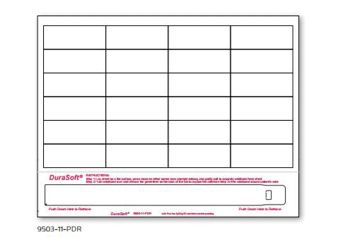 DuraSoft® Laser Print Identification Wristband with Extender - White