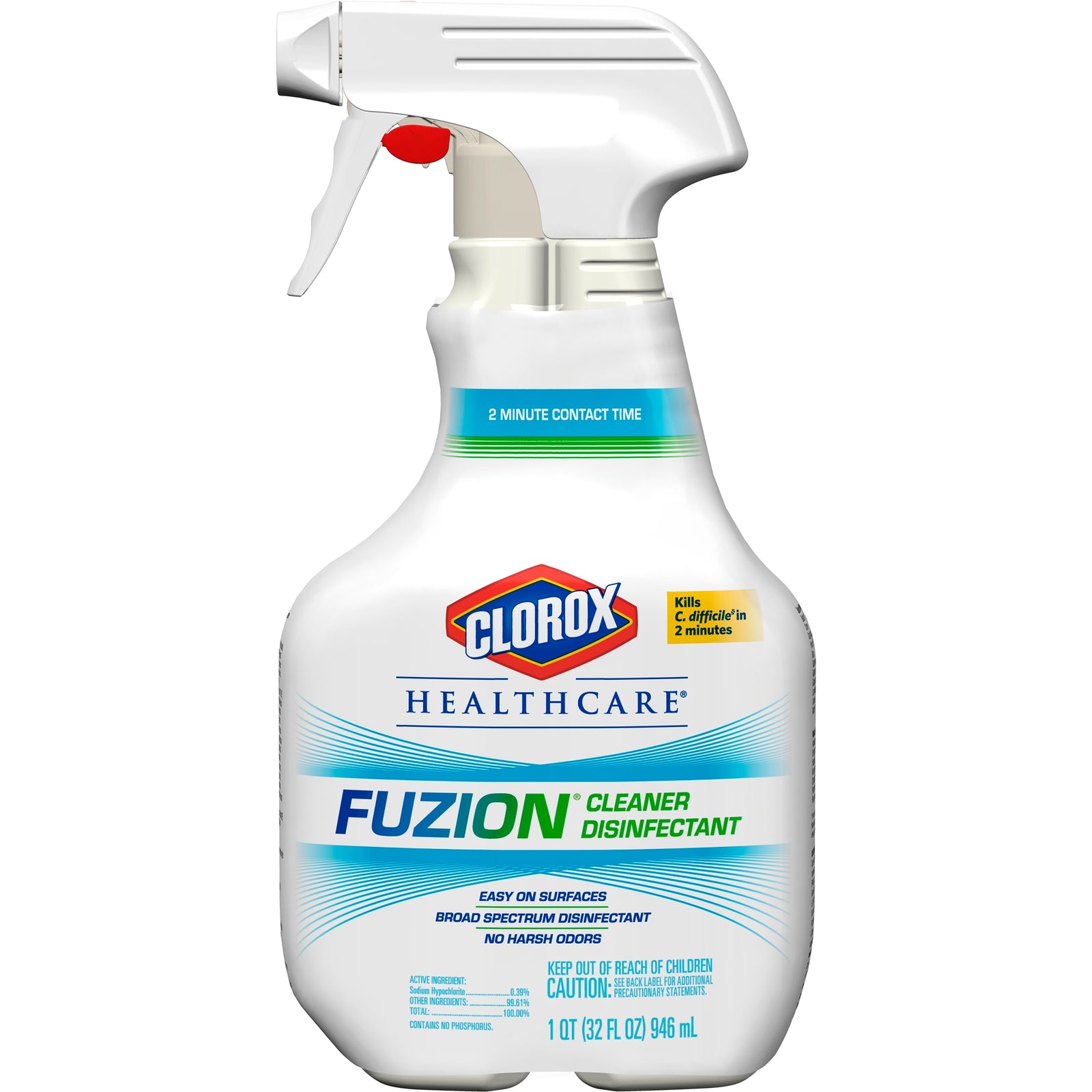 Clorox Healthcare Fuzion Broad Spectrum Surface Disinfectant Cleaner Trigger Spray