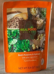 Real Food Blends Beef Potatoes Spinach Tube Feeding Formula 9.4 oz
