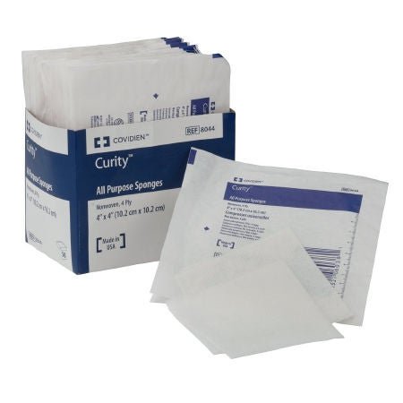 COVIDIEN Curity OB Sponges, 4 x 4 Inch, 2-Ply, NonSterile